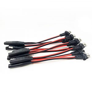 5PCS Short Power Cable W/ Connector for Motorola CM200 CDM1250 GM300 SM50 SM120 GM3188 GM3688 PM400 Radio