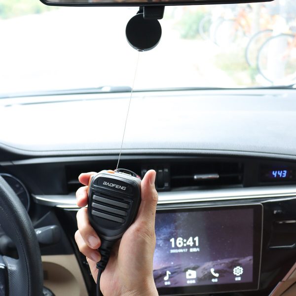 Walkie Talkie Baofeng Hand Microphone Retractable Tether Chain Retractable Tether Chain - Image 2