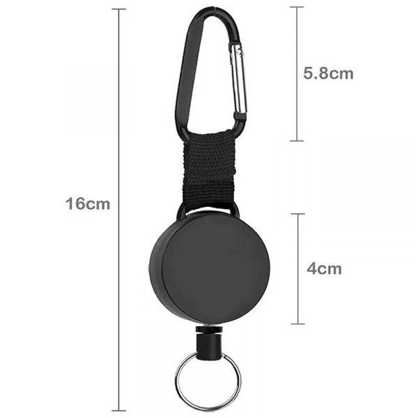 Walkie Talkie Baofeng Hand Microphone Retractable Tether Chain Retractable Tether Chain - Image 5