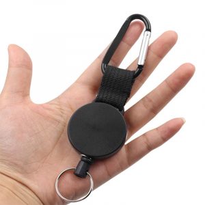 Walkie Talkie Baofeng Hand Microphone Retractable Tether Chain Retractable Tether Chain