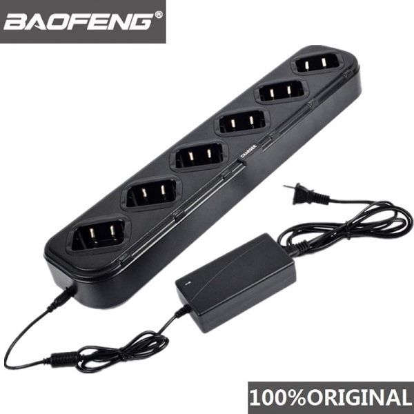 Baofeng UV 82 Six Ways Charger Multi Units Charger for UV82 Pofung UV-82 UV-82HP UV-8D Radios