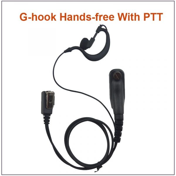 Motorola PTT G-hook Handsfree Headset for DP4800 MTP6550 XPR6500 APX6000 etc - Image 2