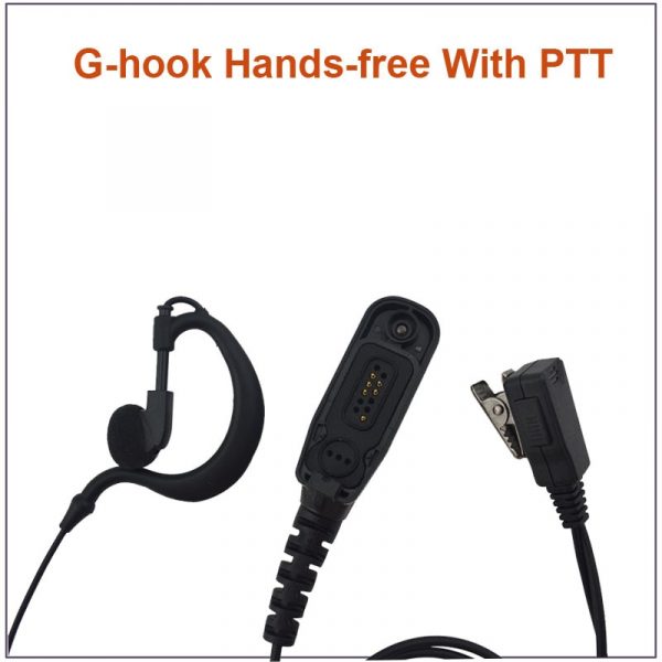 Motorola PTT G-hook Handsfree Headset for DP4800 MTP6550 XPR6500 APX6000 etc - Image 3