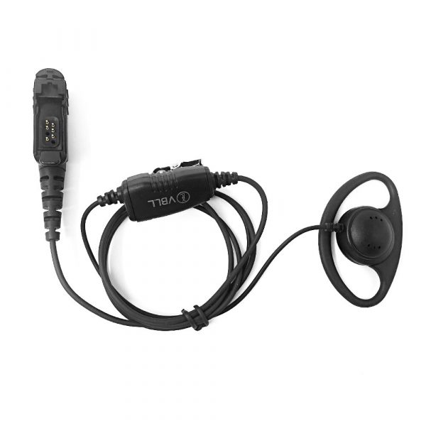 D Shape PTT Mic Earhook Earpiece for Motorola XPR3300 XPR3500 XPR3500e DEP500e DP2400 DP2600 Portable Radio Headset - Image 2