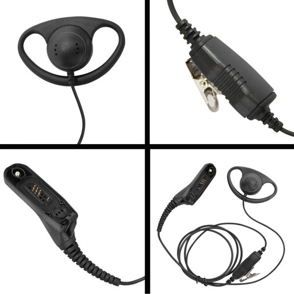 High Quality D Style Earpiece Replacement for Motorola APX6500 APX7000 XPR6300 XPR6350 XPR6380 Radio Headset - Image 2