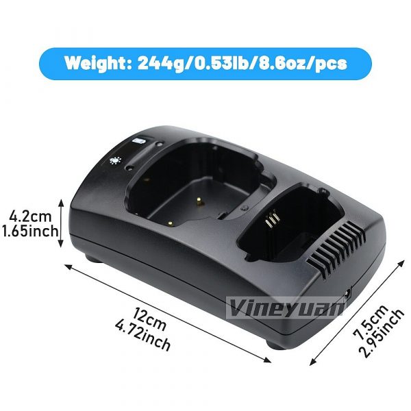 NEW Desktop Battery Charger Base for Sepura STP8000 STP8038 SEP8040 STP8240 STP8100 STP8200 STP9000 SC20 Two Way Radios Charger - Image 2