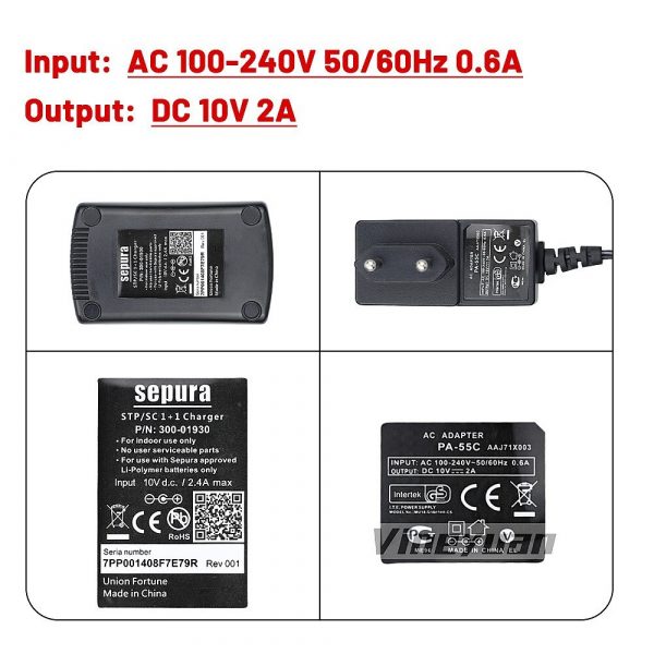 NEW Desktop Battery Charger Base for Sepura STP8000 STP8038 SEP8040 STP8240 STP8100 STP8200 STP9000 SC20 Two Way Radios Charger - Image 3