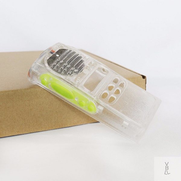 Transparent Motorola Radios Repair Kits Front Cover knobs Limited-keypad - Image 3