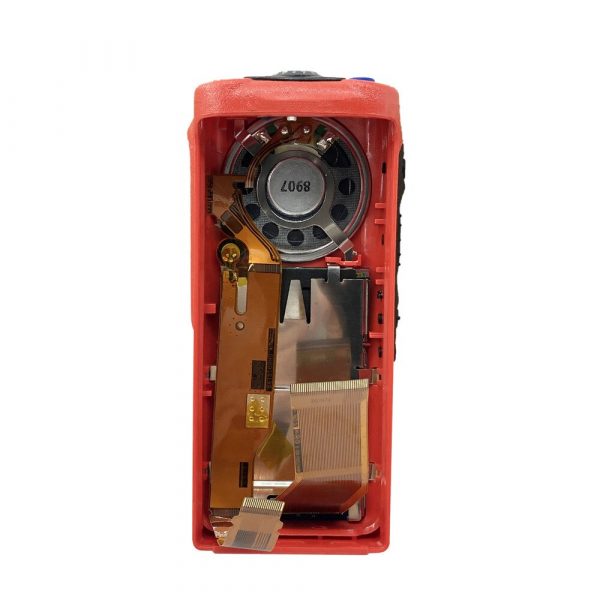Motorola Portable Radios Red Refurbish Repair Kit Case Housing Shells with Speaker & LCD - Image 2