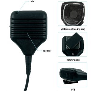 Remote Speaker Mic PTT Handheld Microphone For Kenwood TKTK2402 TK3402 TK2312 etc Two way Radios