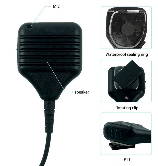 Remote Speaker Mic PTT Handheld Microphone For Kenwood TKTK2402 TK3402 TK2312 etc Two way Radios