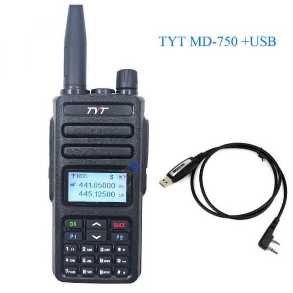 TYT MD-750 DMR Radio TYT MD750 Digital Dual Band Walkie Talkie - Image 3