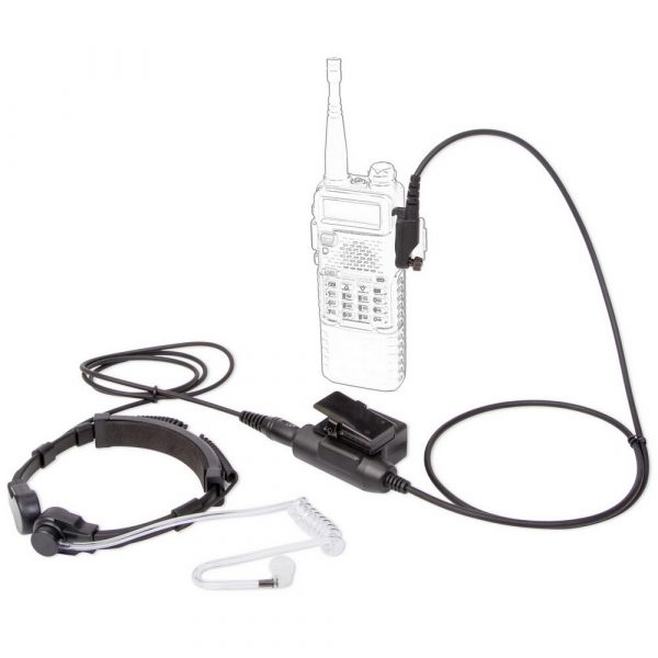 HYT PD680 Tactical Mic Headset Throat For Hytera PD680 U94 PTT 7.1mm - Image 2
