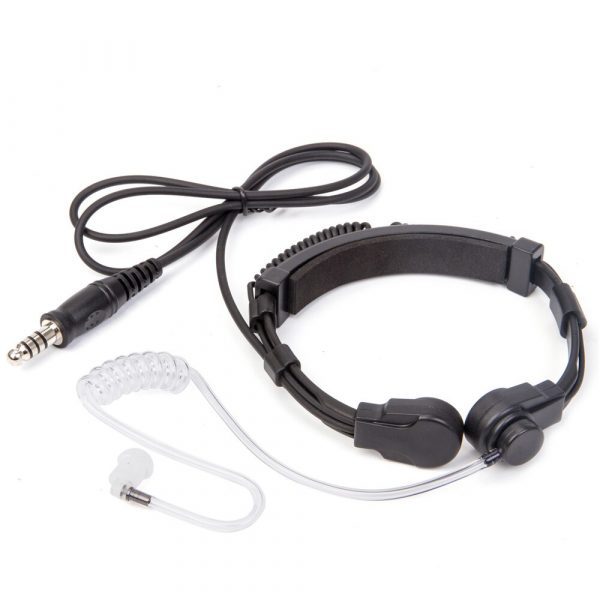HYT PD680 Tactical Mic Headset Throat For Hytera PD680 U94 PTT 7.1mm