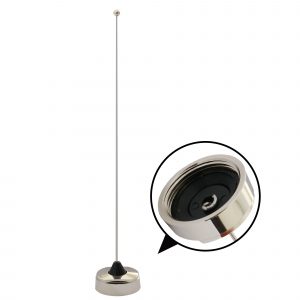 14 Inch VHF 155-174 MHz NMO Mount Stainless Steel Antenna Fit For Mobile Bus Car Radio
