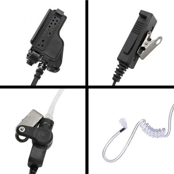 Walkie Talkie 2-wire Surveillance Earpiece for Motorola Portable Radios - Image 3