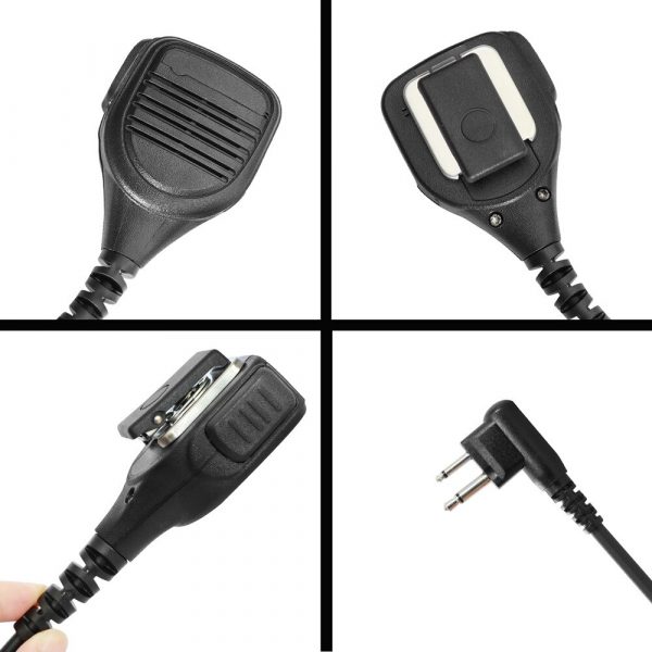 for Motorola Radio CP200 CP200XLS PR400 GP88 GP3188PMMN4029A 2 Pin Shoulder Speaker Mic - Image 4