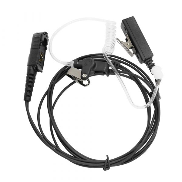 Walkie Talkie 2-Wire Headset Mic Compatible with Motorola Radios