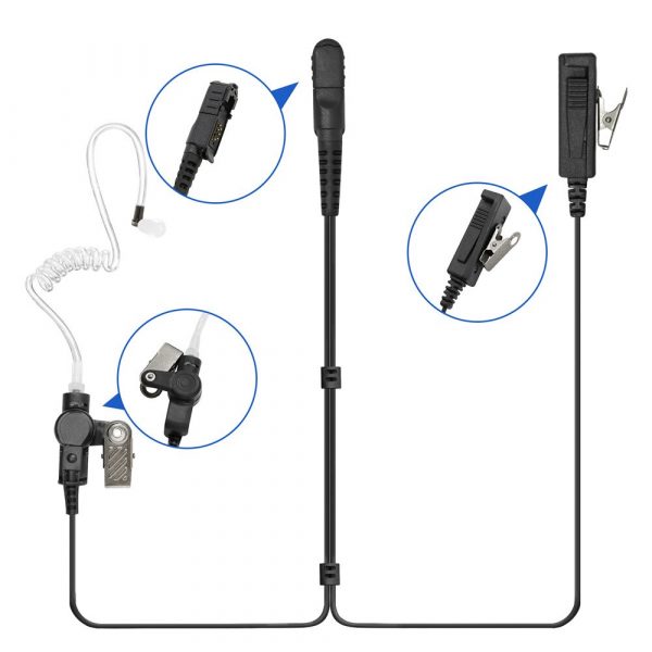 Motorola XPR3500 XPR3300 XPR3300E DP2400 DP2600 Two Way Radio Earphone