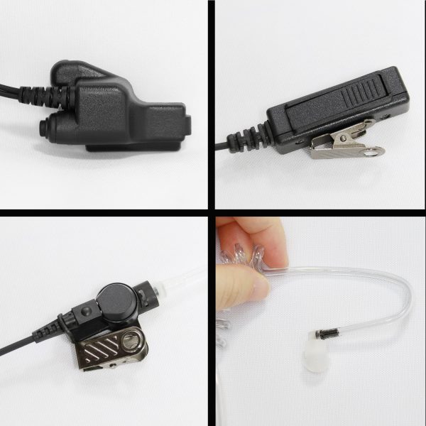 Motorola Walkie Talkie 2-Wire Surveillance Earpiece Acoustic Tube - Image 3