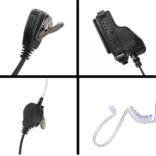 Acoustic Tube Headset PTT For Motorola Handheld Radio - Image 3