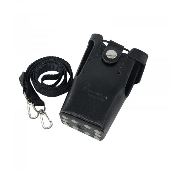 Walkie Talkie Leather Case for Motorola GP340 HT750 Carrying Holder Holster - Image 6