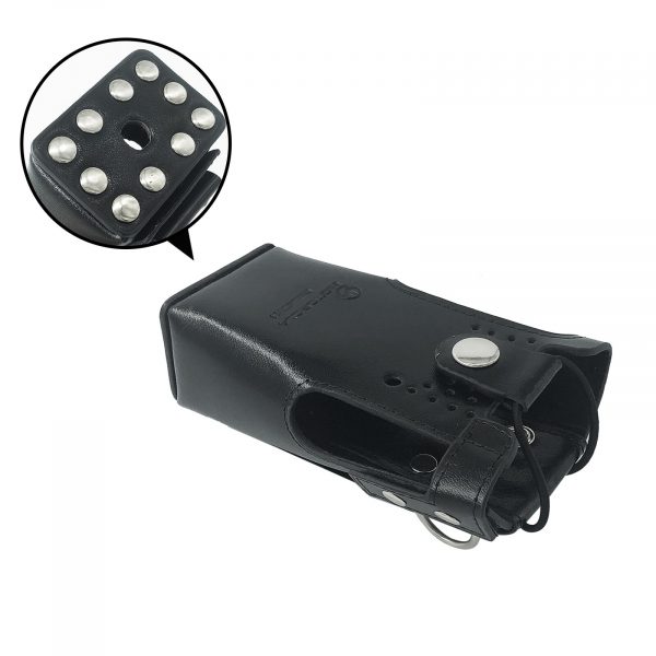 Walkie Talkie Leather Case for Motorola GP340 HT750 Carrying Holder Holster - Image 2