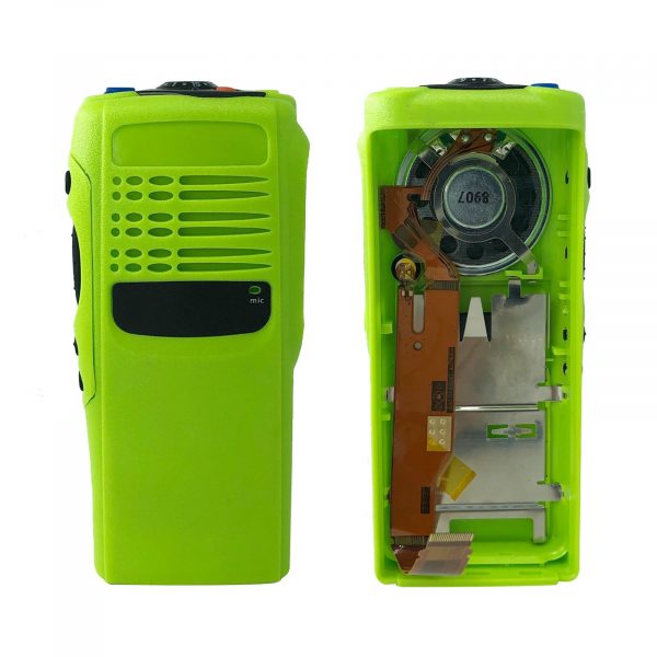 Walkie Talkie Replacement Repair Housing Case with Speaker & Mic for Motorola HT750 GP328 GP340 Two Way Radio Green - Image 2