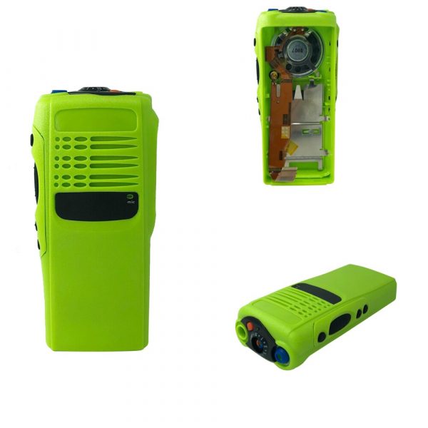 Walkie Talkie Replacement Repair Housing Case with Speaker & Mic for Motorola HT750 GP328 GP340 Two Way Radio Green
