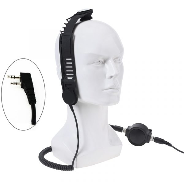 Motorola Fire Earphone Military Bone Conduction Tactical Headset Mic Waterproof PTT For Kenwood Baofeng UV-5R Radio