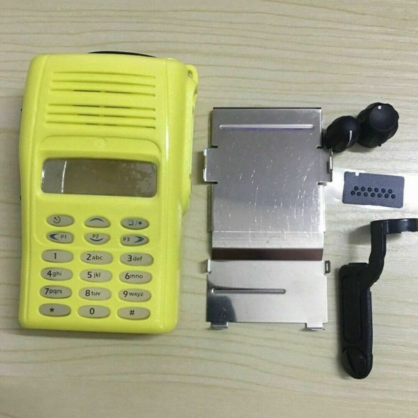 Walkie-talkies Replacement Repair Housing Case Fit For Motorola GP388 Plus EX600 Two Way Radio Yellow