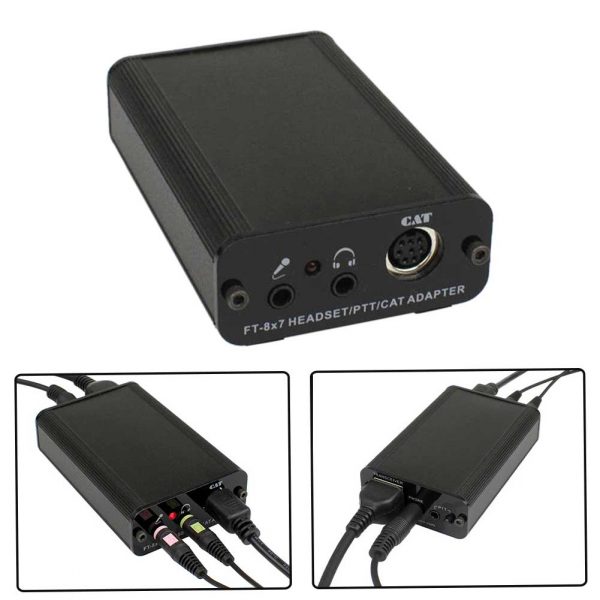 Headphone Mic PTT Phone Adapter YAESU FT818ND FT857 FT891 headset cat adapter - Image 3