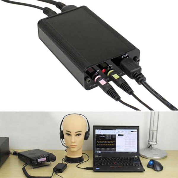 Headphone Mic PTT Phone Adapter YAESU FT818ND FT857 FT891 headset cat adapter
