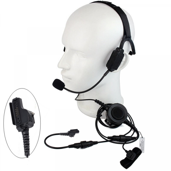 Headset Boom Microphone Motorola HT1000 XTS1500 XTS2500 Military Bone Conduction Tactical Headphone