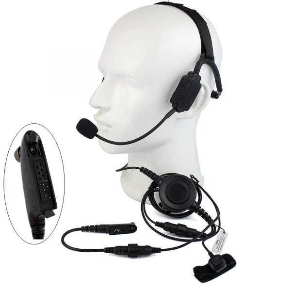 For Motorola HT750 HT1250 GP328 GP329 340 380 Military Tactical Headset Boom Microphone