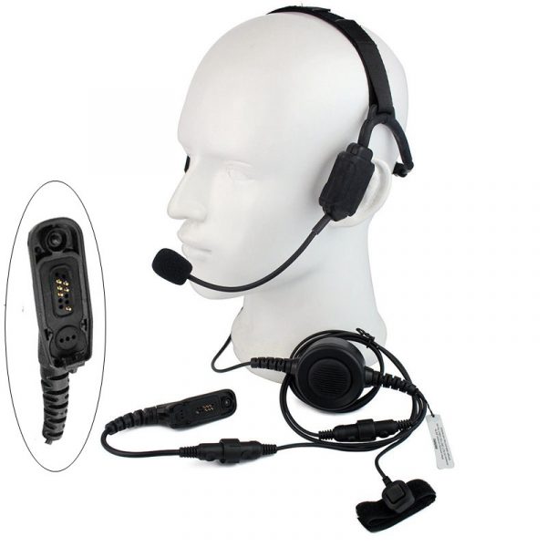 Headset Boom Mic For Motorola APX6000 DP4601 XiR P8268 8260 DP3401 Military Bone Conduction Tactical Earpiece Mic