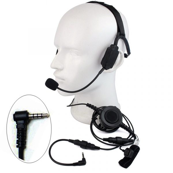 Tactical Headset Microphone Vertex Yaesu VX-3R VX-5R FT-50 FT-60R VX-110 Radio