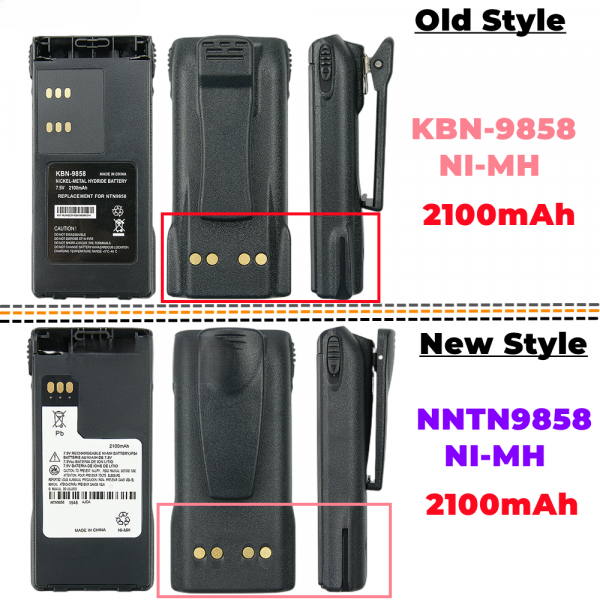 NTN981/A/AR/B Batteries NTN9858 A/AR/B/C Battery For Motorola XTS1500 XTS2500 PR1500 MT1500 Radios - Image 2
