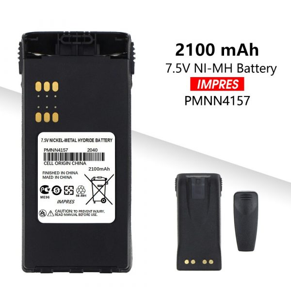 2PCS Rechargeable IMPRES Battery PMNN4157 For Motorola GP328 GP380 PRO5150 PTX760 PTX700 MTX8250 etc - Image 2