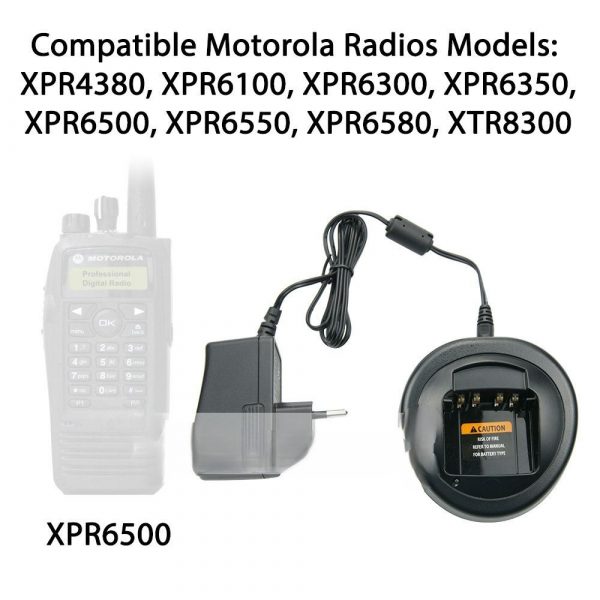 EU US Charger PMNN4424AR Rechargeable Battery PMNN4424 Batteries for Motorola Radio - Image 3