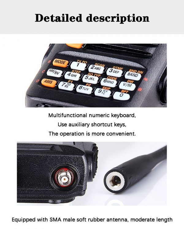 Yaesu FT-70DR DMR Radio C4FM/FM Dual frequency Yaesu 70D Digital handheld walkie-talkie - Image 3