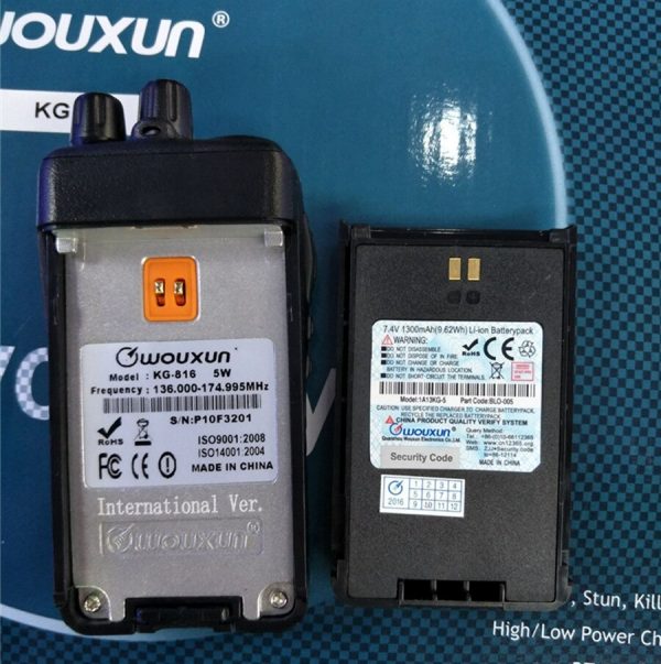 Wouxun KG-816 Two Way Radio KG816 VHF Walkie Talkie Outdoor Wireless Communication - Image 5