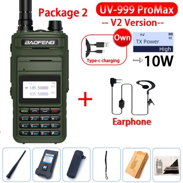 Baofeng UV-999 ProMax 10W Long Range Dual Band Transceiver - Image 4