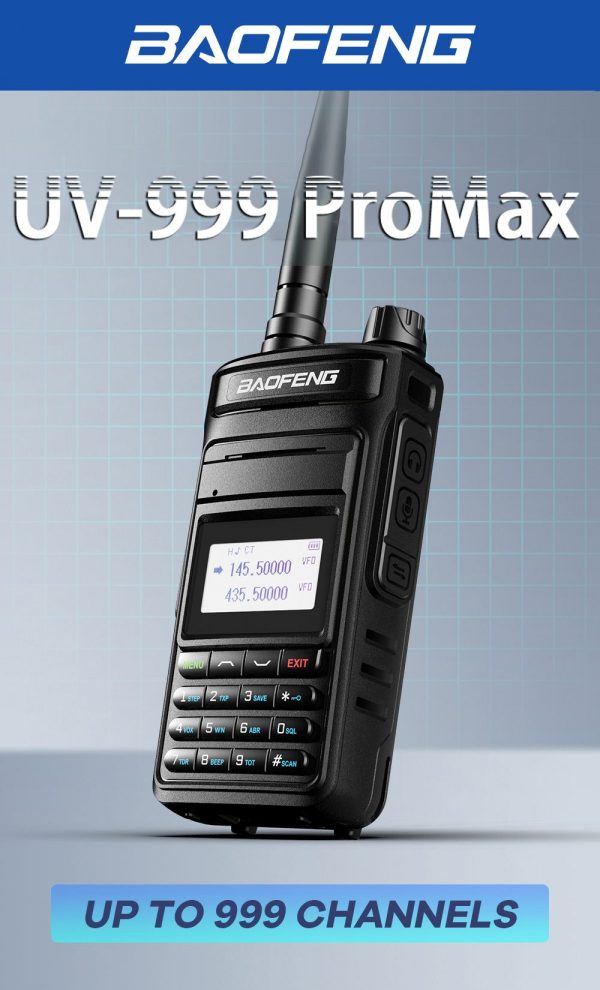 Baofeng UV-999 ProMax 10W Long Range Dual Band Transceiver - Image 2