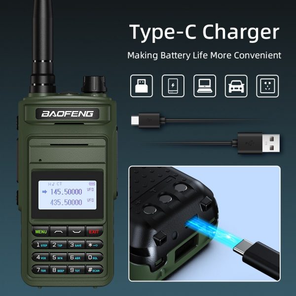 Baofeng UV15 Pro Max 10W Long Range Walkie Talkie - Image 3