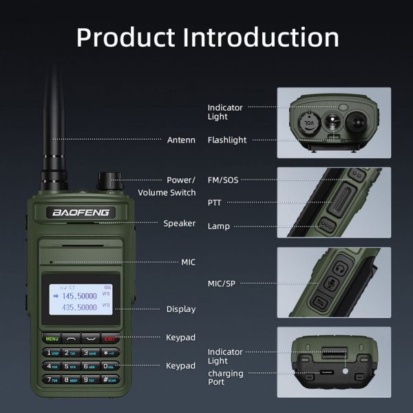 Baofeng UV15 Pro Max 10W Long Range Walkie Talkie - Image 5