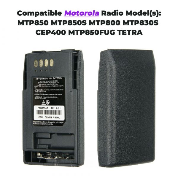 110pcs FTN6574B Battery for Motorola MTP850 MTP850S MTP800 MTP830S CEP400 MTP850FUG TETRA Radios - Image 2