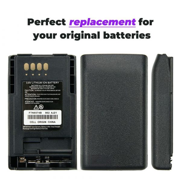 110pcs FTN6574B Battery for Motorola MTP850 MTP850S MTP800 MTP830S CEP400 MTP850FUG TETRA Radios - Image 3