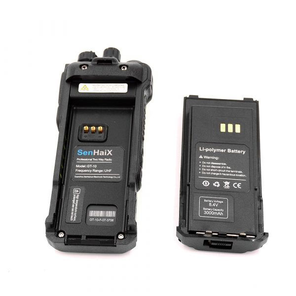 Waterproof SenHaix GT10 UHF 400~470Mhz 2 Antennas Hide Screen Two Way Radio - Image 6