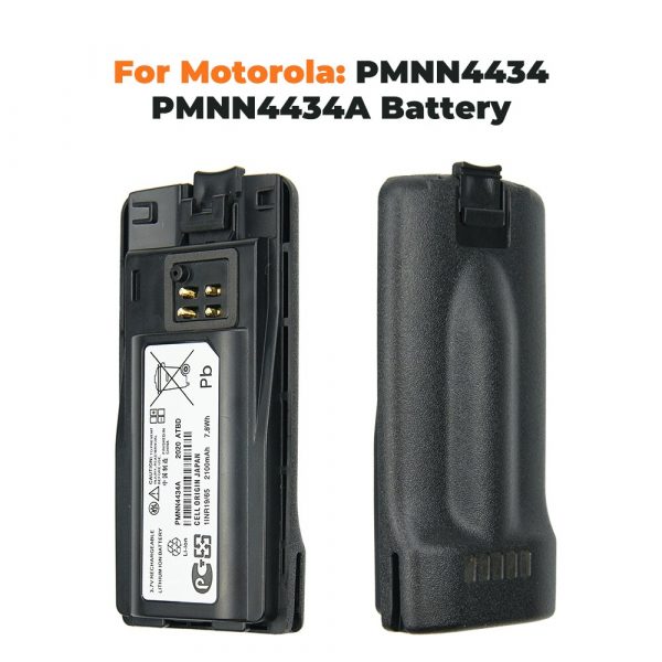 Motorola Replacement 2-ways Radios PMNN4434A Battery for Motorola RMM2050 RMV2080 RMU2040 RMU2080d RMU2080 XT220 XT420  - Image 3